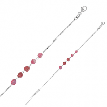 Bracelet tourmaline argent